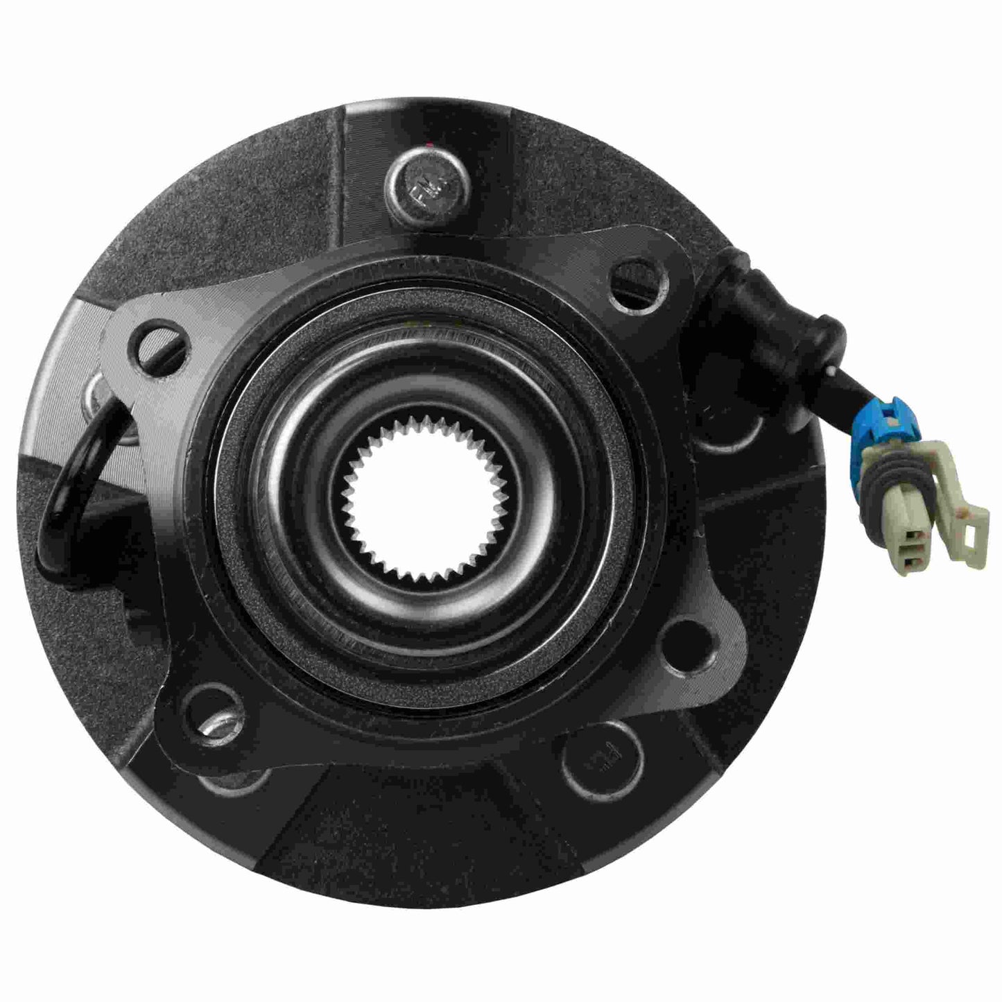 Moog Hub Assembly:Wheel Hub and Bearing Assembly,Rear,Pontiac,Saturn