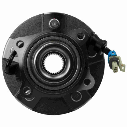 Moog Hub Assembly:Wheel Hub and Bearing Assembly,Rear,Pontiac,Saturn