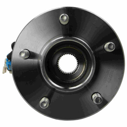 Moog Hub Assembly:Wheel Hub and Bearing Assembly,Rear,Pontiac,Saturn