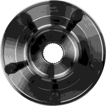 Moog Hub Assembly:Wheel Hub and Bearing Assembly,Rear,Ford,Lincoln,Mazda