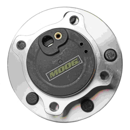 Moog Hub Assembly:Wheel Hub and Bearing Assembly,Rear,Mazda