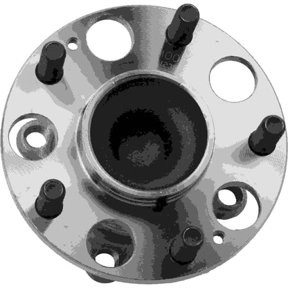 Moog Hub Assembly:Wheel Hub and Bearing Assembly,Rear,for use on Honda