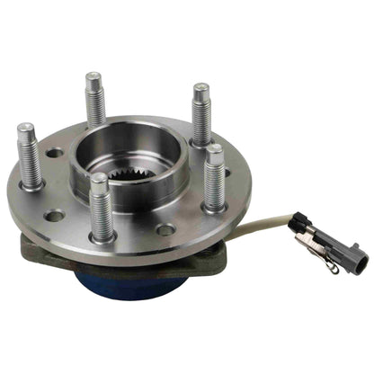 Moog Hub Assembly:Wheel Hub and Bearing Assembly,Front,Oldsmobile,Pontiac