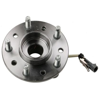 Moog Hub Assembly:Wheel Hub and Bearing Assembly,Front,Oldsmobile,Pontiac