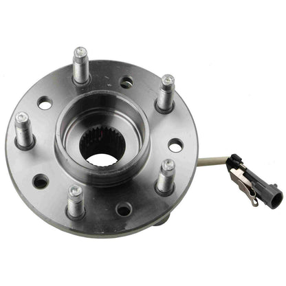 Moog Hub Assembly:Wheel Hub and Bearing Assembly,Front,Oldsmobile,Pontiac