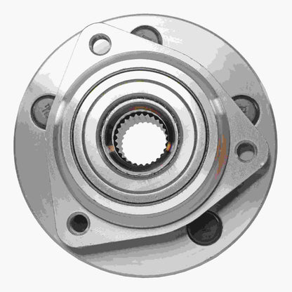 Moog Hub Assembly:Wheel Hub and Bearing Assembly, Front, Jeep