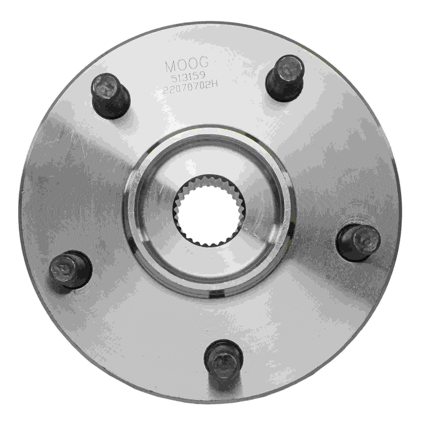 Moog Hub Assembly:Wheel Hub and Bearing Assembly, Front, Jeep