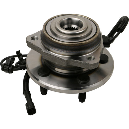 Moog Hub Assembly:Wheel Hub and Bearing Assembly, Driver Side Front,Jeep