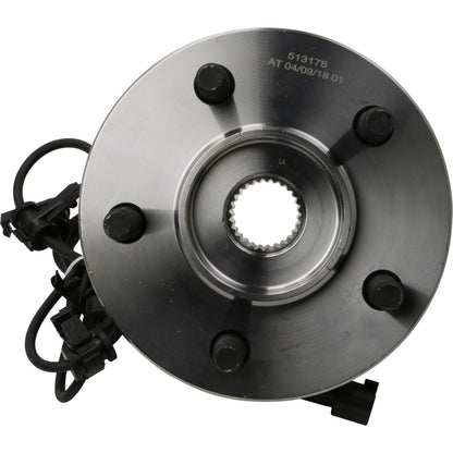Moog Hub Assembly:Wheel Hub and Bearing Assembly, Driver Side Front,Jeep