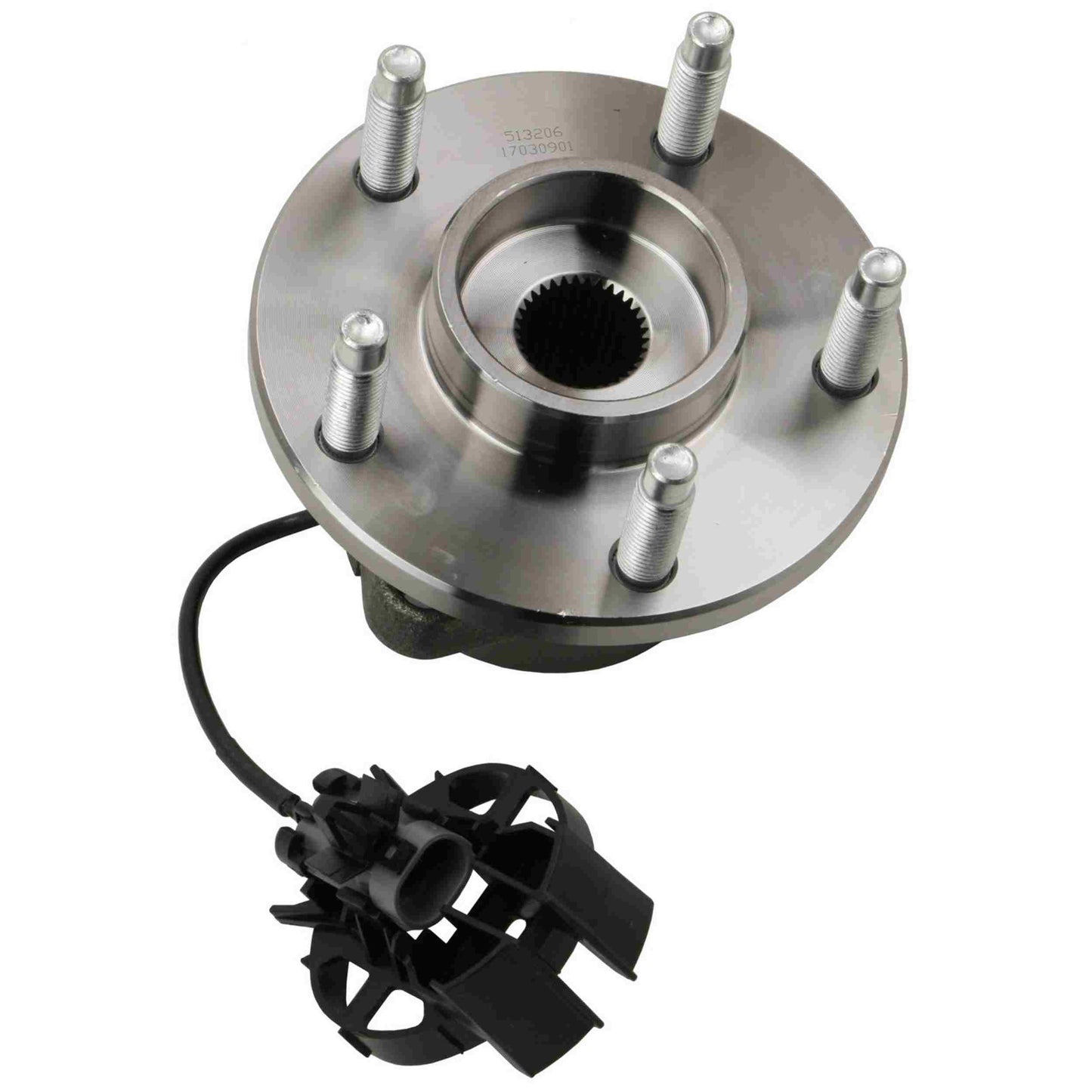 Moog Hub Assembly:Wheel Hub and Bearing Assembly,Front,Chevy,Saturn