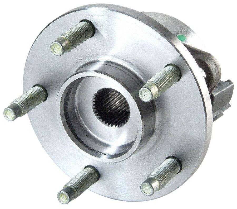 Moog Hub Assembly:Wheel Hub and Bearing Assembly,Front,Chevy,Saturn