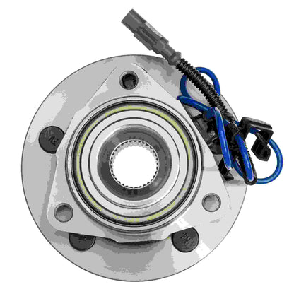 Moog Hub Assembly:Wheel Hub and Bearing Assembly,Front,Dodge