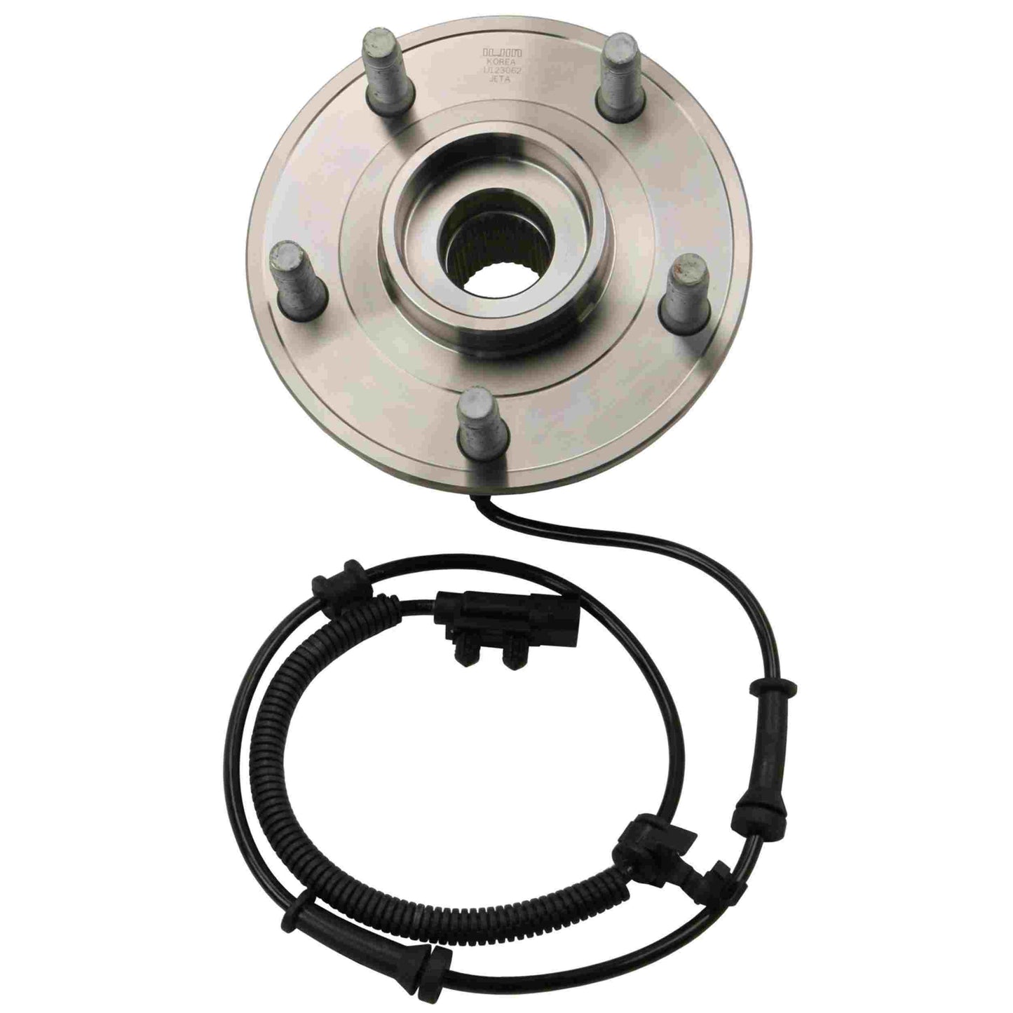 Moog Hub Assembly:Wheel Hub and Bearing, Steel, Front, Jeep