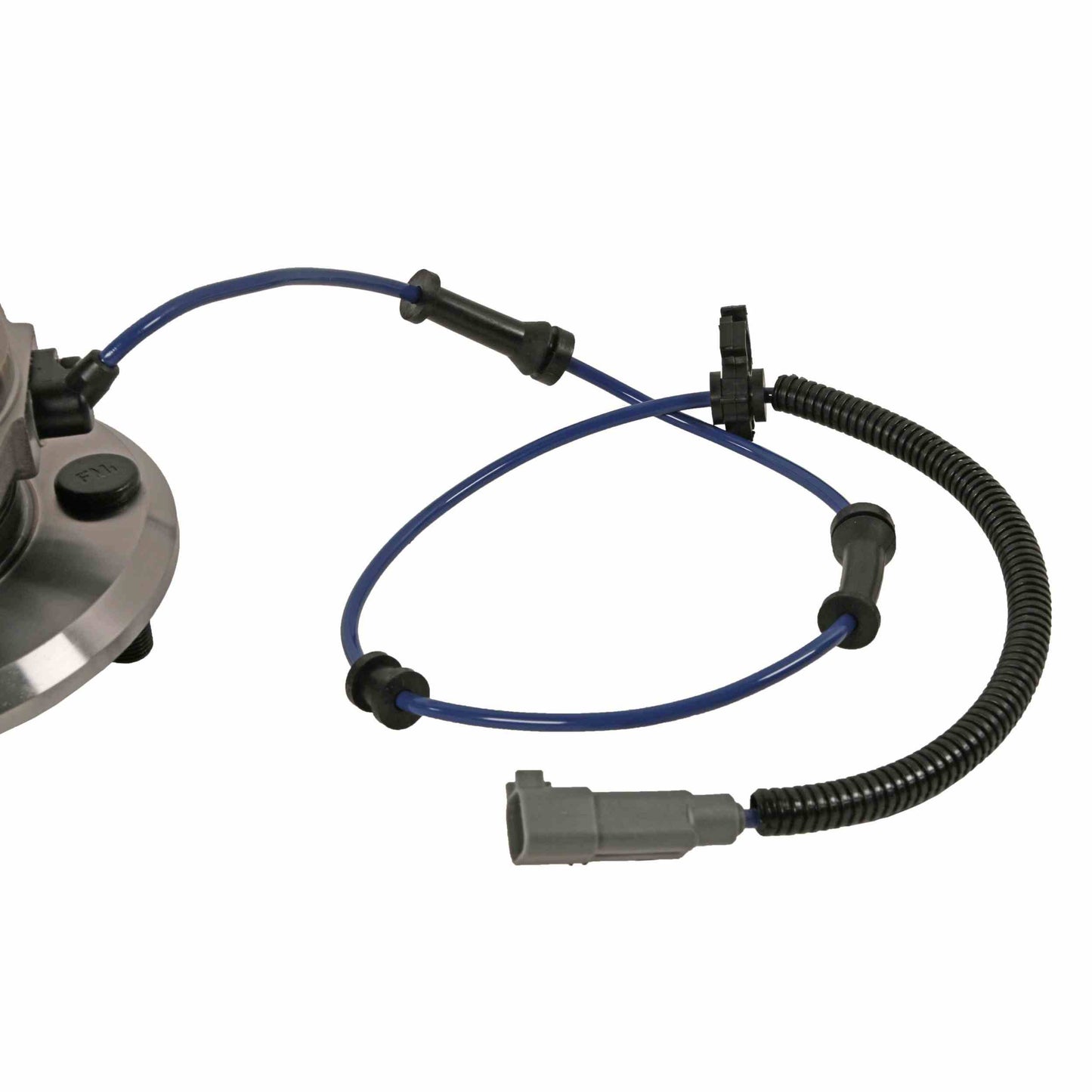 Moog Hub Assembly:Wheel Hub and Bearing, Steel, Front, Jeep