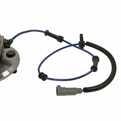Moog Hub Assembly:Wheel Hub and Bearing, Steel, Front, Jeep