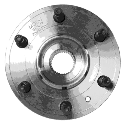 Moog Hub Assembly:Wheel Hub and Bearing,Steel,Buick,Pontiac,Saturn