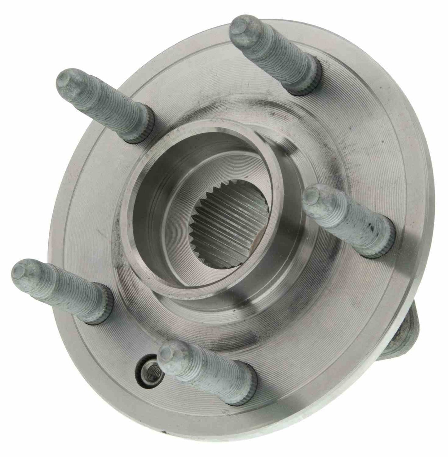 Moog Hub Assembly:Wheel Hub and Bearing, Steel, Cadillac, Chevy