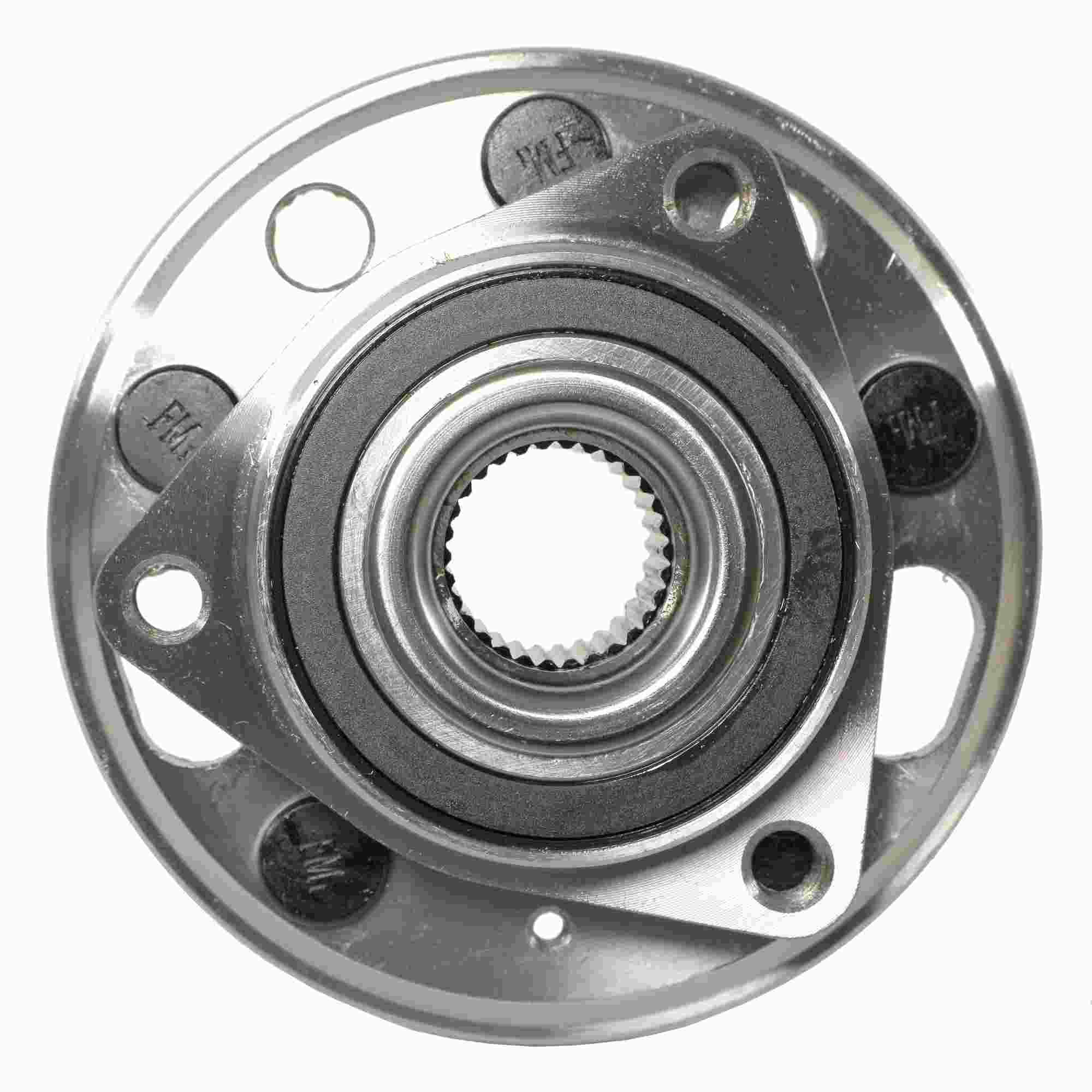 Moog Hub Assembly:Wheel Hub and Bearing, Steel, Buick, Chevy, GMC, Saab