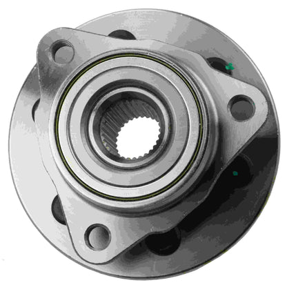 Moog Hub Assembly:Wheel Hub and Bearing Assembly,Front,Dodge