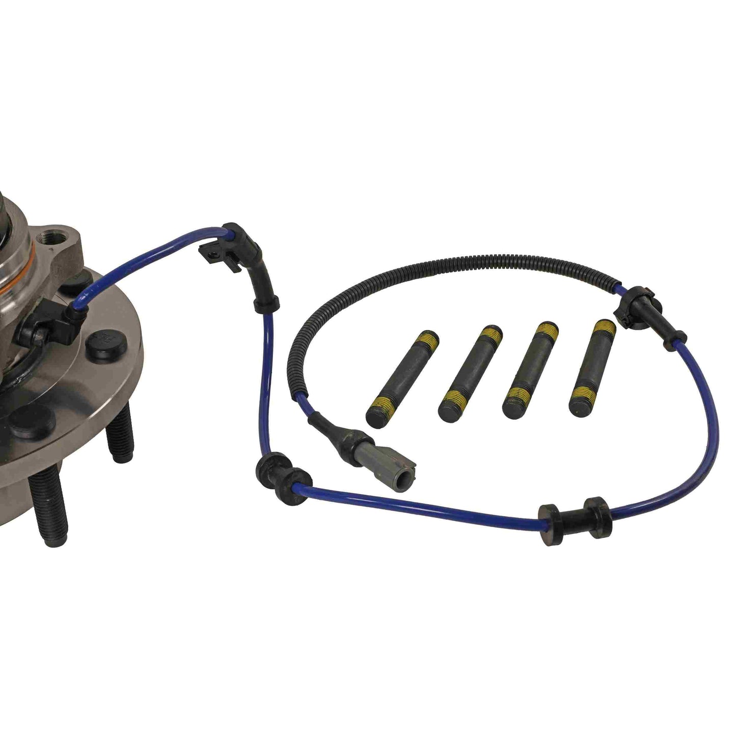 Moog Hub Assembly:Wheel Hub and Bearing Assembly,Front,Ford