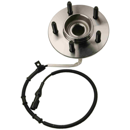 Moog Hub Assembly:Wheel Hub and Bearing Assembly,Front,Ford