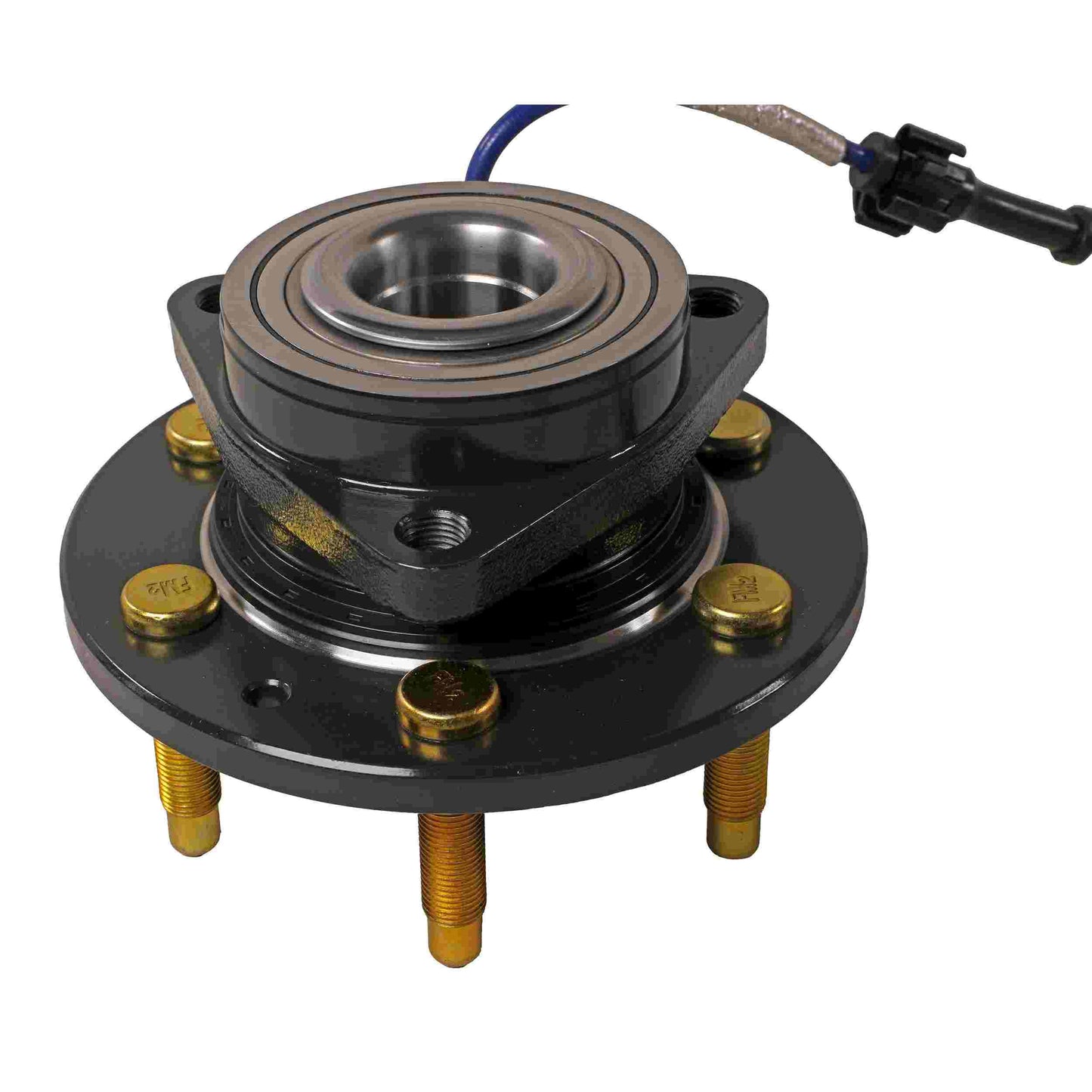 Moog Hub Assembly:Wheel Hub and Bearing Assembly,Front,Cadillac,Chevy