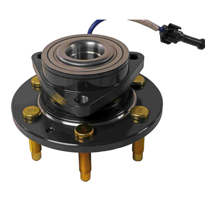 Moog Hub Assembly:Wheel Hub and Bearing Assembly,Front,Cadillac,Chevy