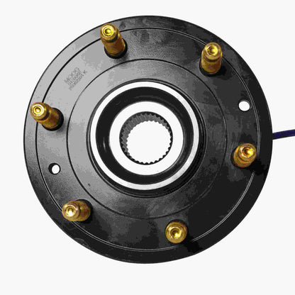 Moog Hub Assembly:Wheel Hub and Bearing Assembly,Front,Cadillac,Chevy