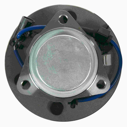 Moog Hub Assembly:Wheel Hub and Bearing Assembly,Front,Cadillac,Chevy