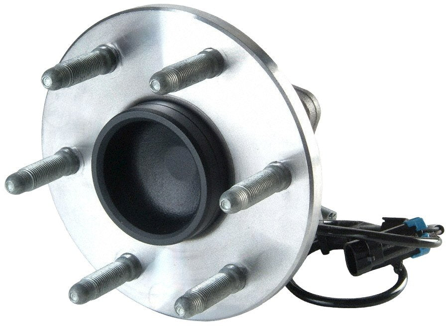 Moog Hub Assembly:Wheel Hub and Bearing Assembly,Front,Cadillac,Chevy