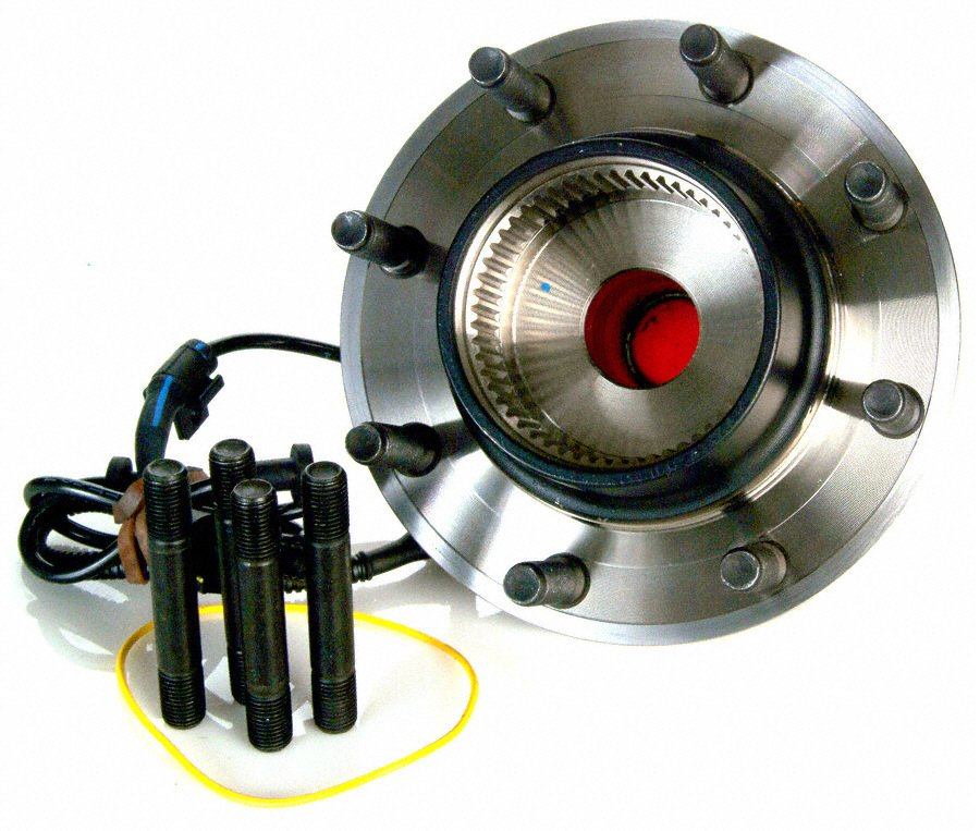 Moog Hub Assembly:Wheel Hub and Bearing Assembly, Front, Ford