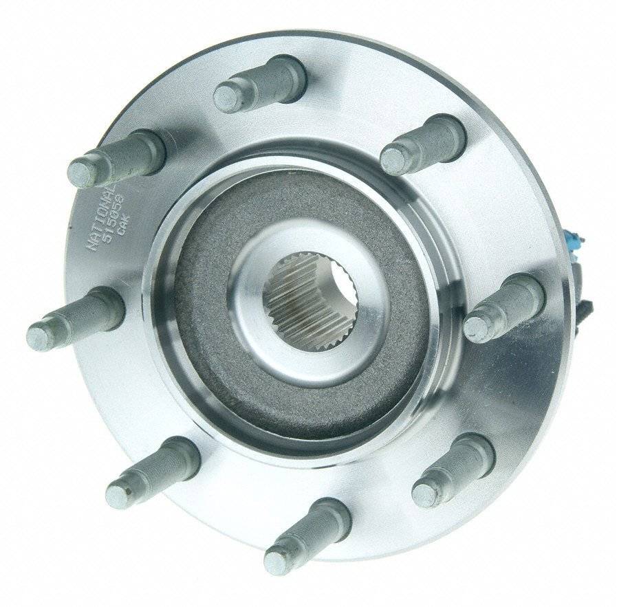 Moog Hub Assembly:Wheel Hub and Bearing Assembly, Front, Chevy,Hummer