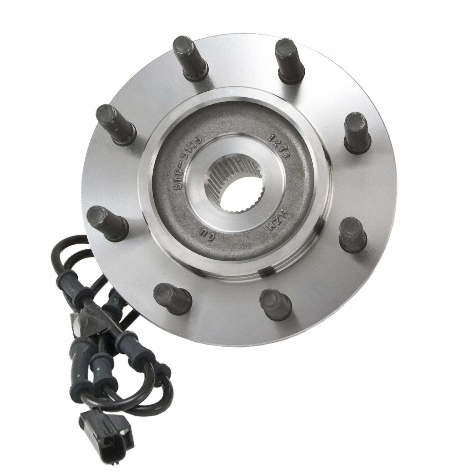 Moog Hub Assembly:Wheel Hub and Bearing Assembly, Front, Dodge