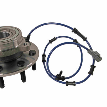 Moog Hub Assembly:Wheel Hub and Bearing Assembly, Front, Dodge