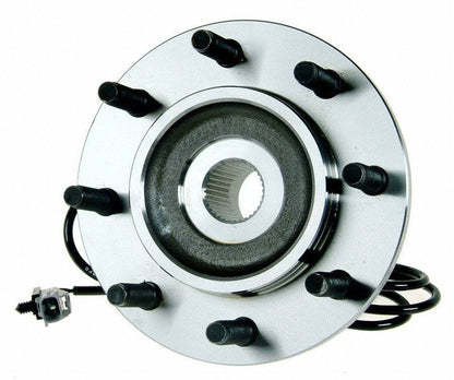 Moog Hub Assembly:Wheel Hub and Bearing Assembly, Front, 4Wd,4 Wheel Abs