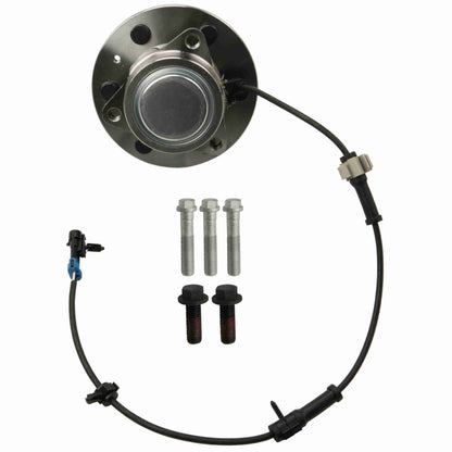 Moog Hub Assembly:Wheel Hub and Bearing Assembly,Front,Rwd,Chevy