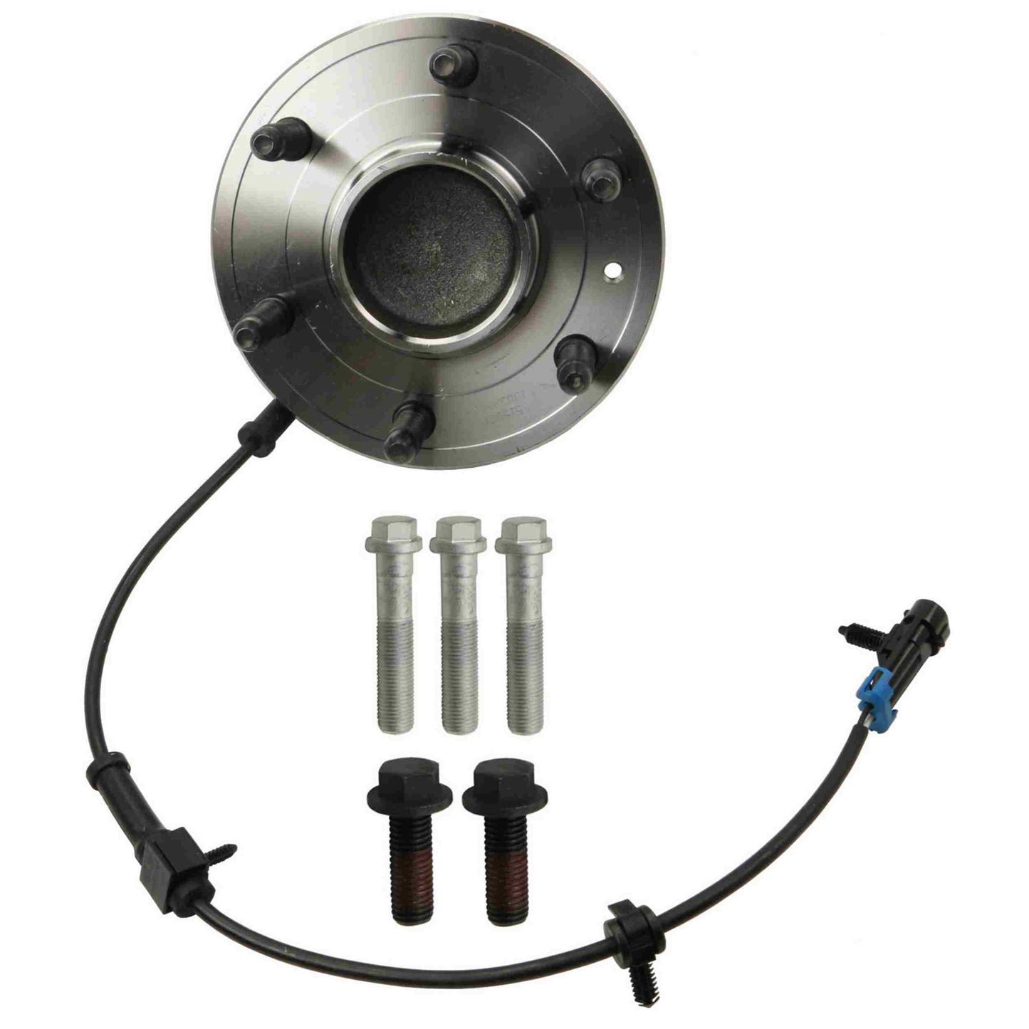 Moog Hub Assembly:Wheel Hub and Bearing Assembly,Front,Rwd,Chevy