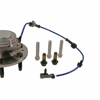 Moog Hub Assembly:Wheel Hub and Bearing Assembly,Front,Rwd,Chevy