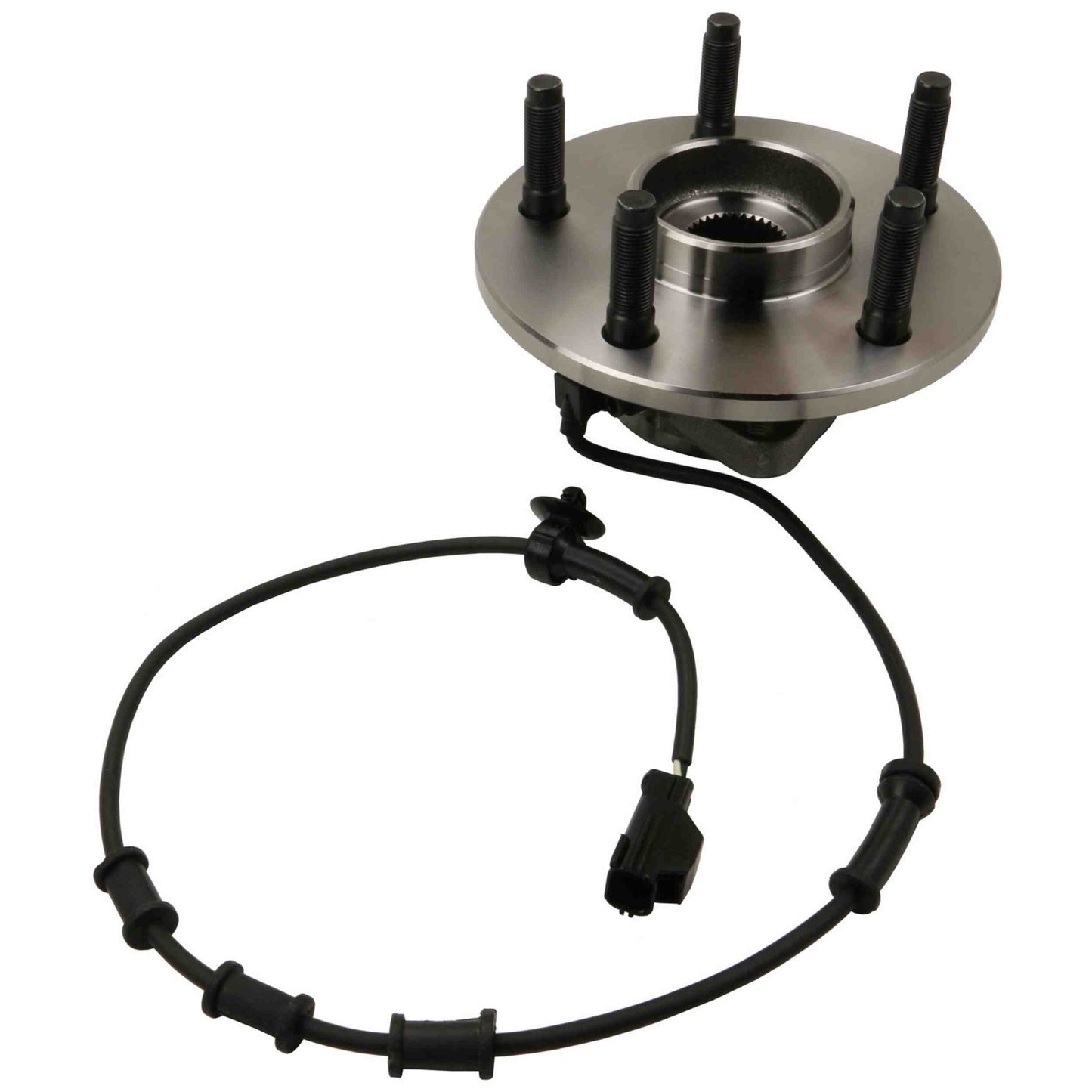 Moog Hub Assembly:Wheel Hub and Bearing Assembly, Front, Dodge
