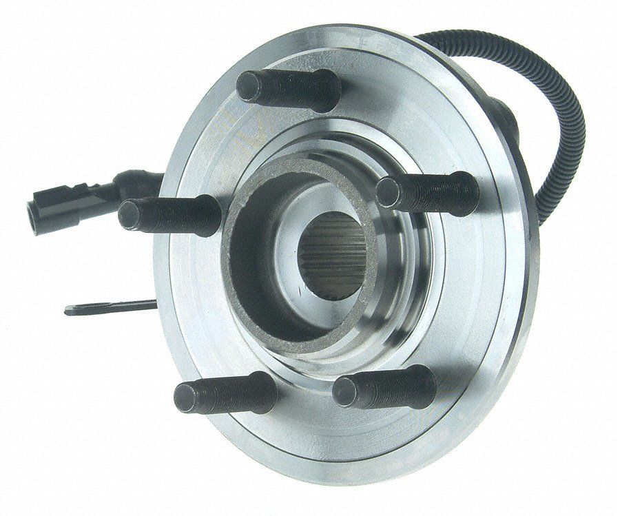 Moog Hub Assembly:Wheel Hub and Bearing Assembly, Front, Ford, Mercury