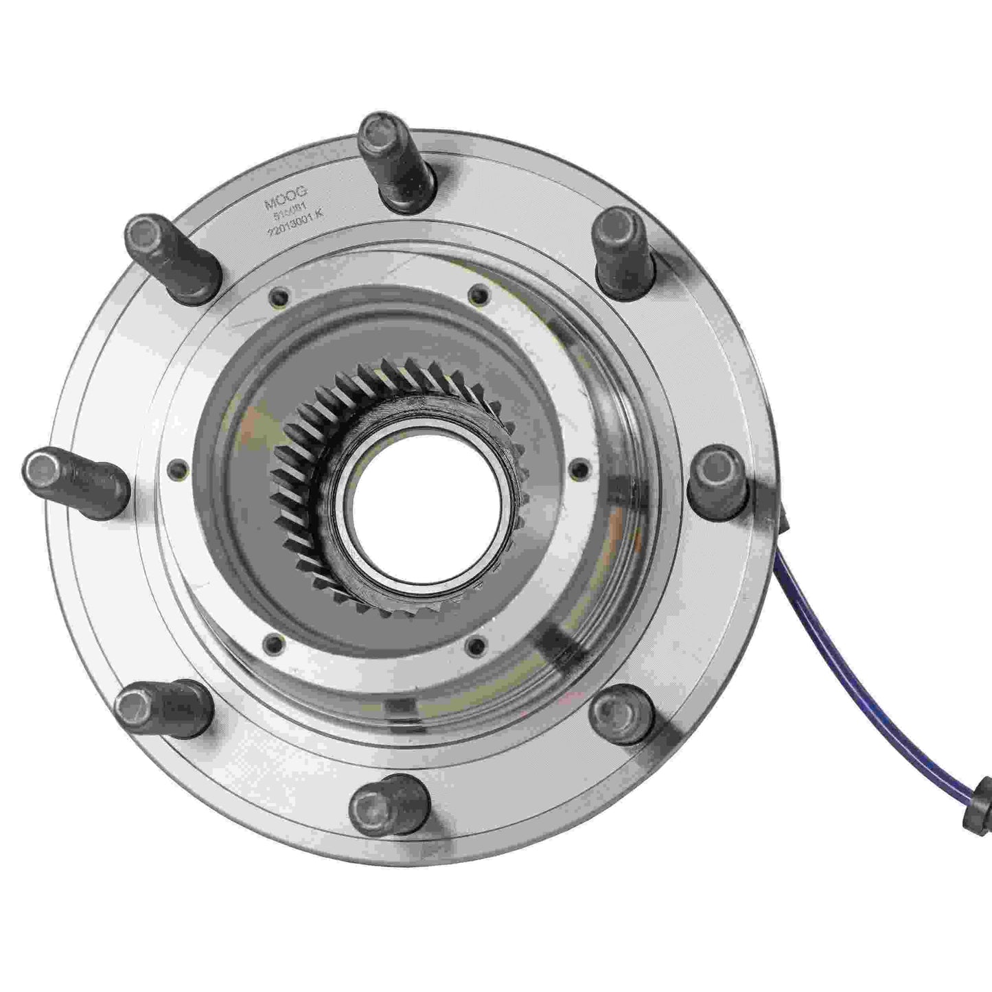Moog Hub Assembly:Wheel Hub and Bearing Assembly,Front,Ford