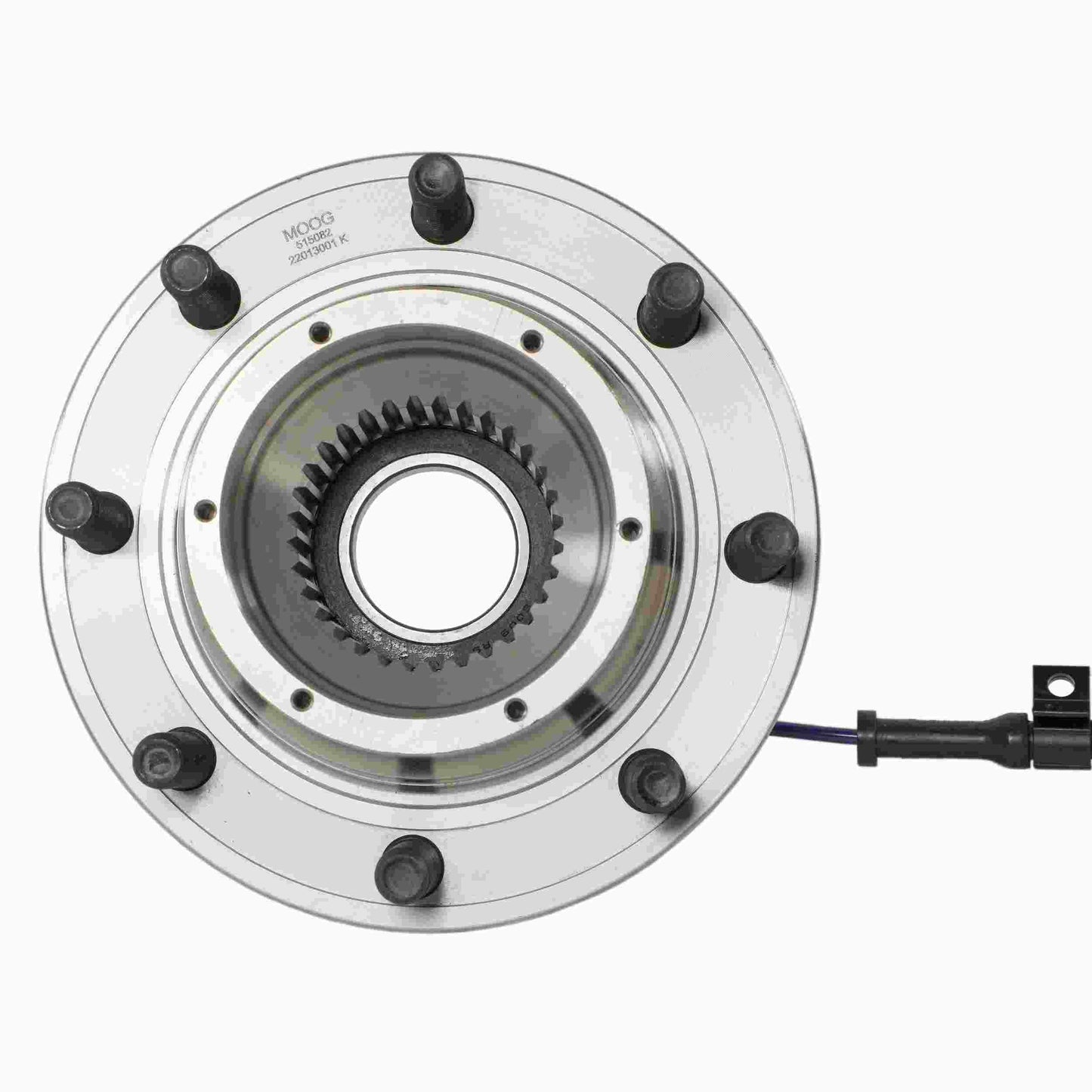 Moog Hub Assembly:Wheel Hub and Bearing Assembly,Front,Ford