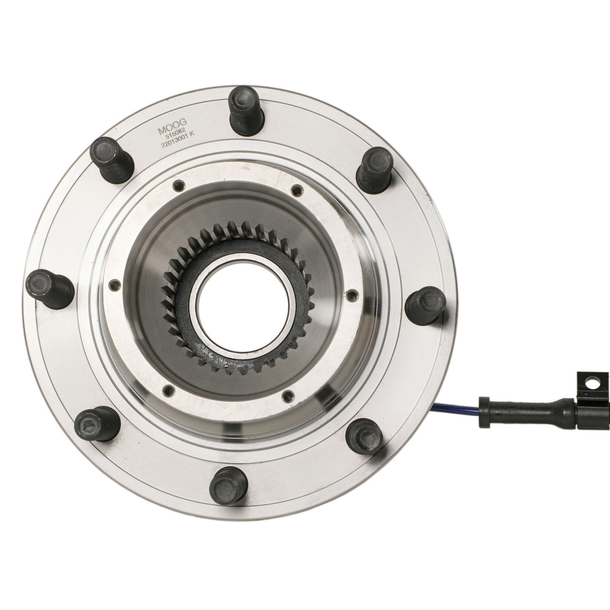 Moog Hub Assembly:Wheel Hub and Bearing Assembly,Front,Ford