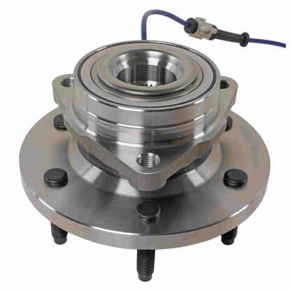 Moog Hub Assembly:Wheel Hub and Bearing, Steel, Front, Hummer