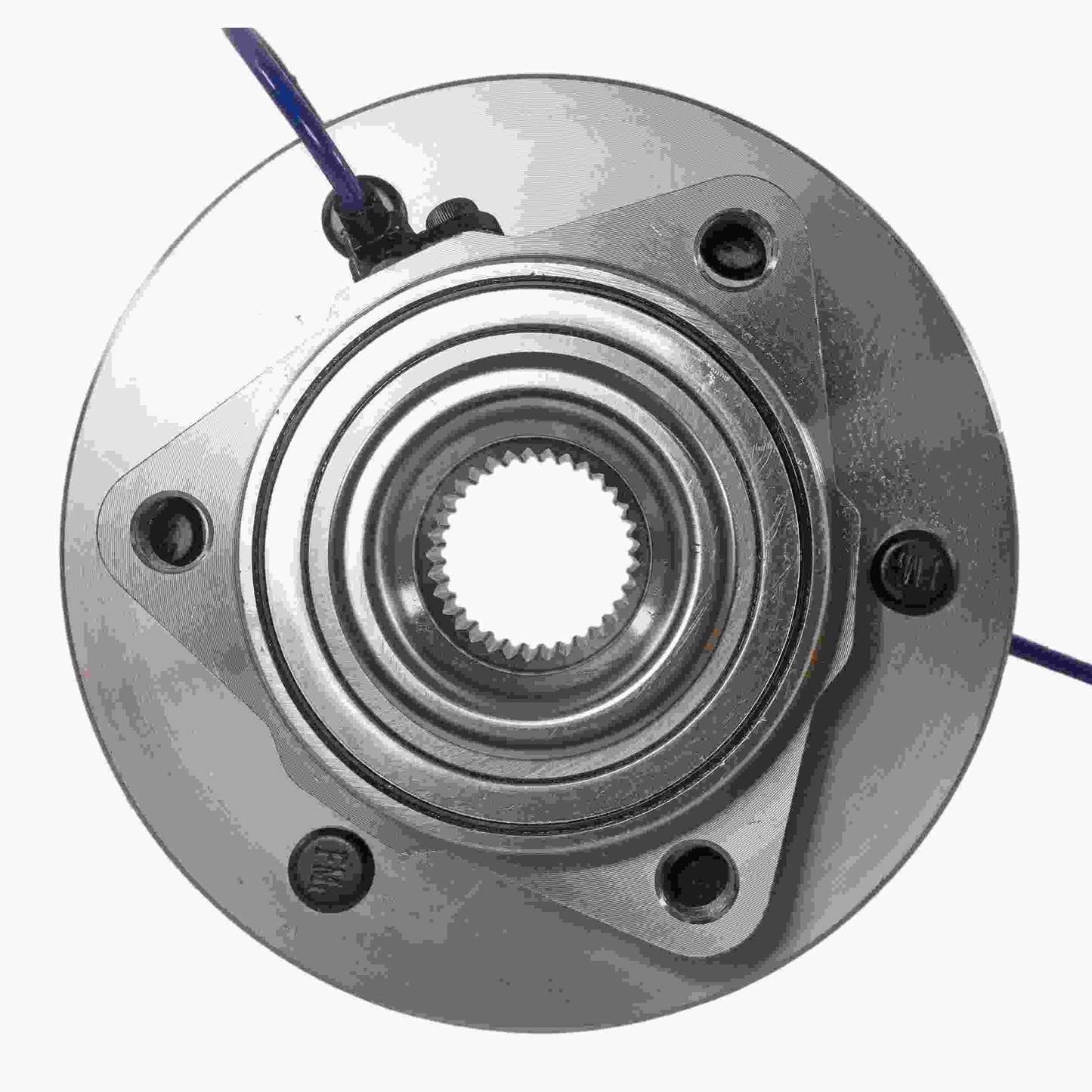 Moog Hub Assembly:Wheel Hub and Bearing, Steel, Front, Hummer