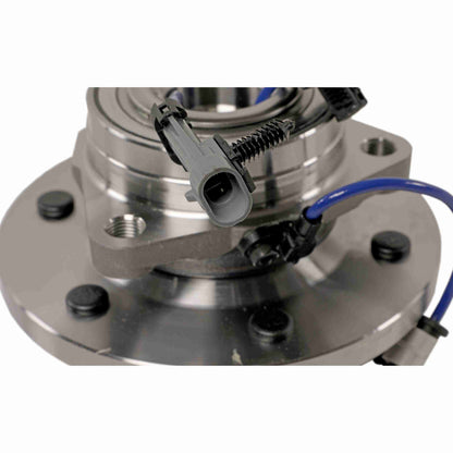 Moog Hub Assembly:Wheel Hub and Bearing, Steel, Front, Hummer