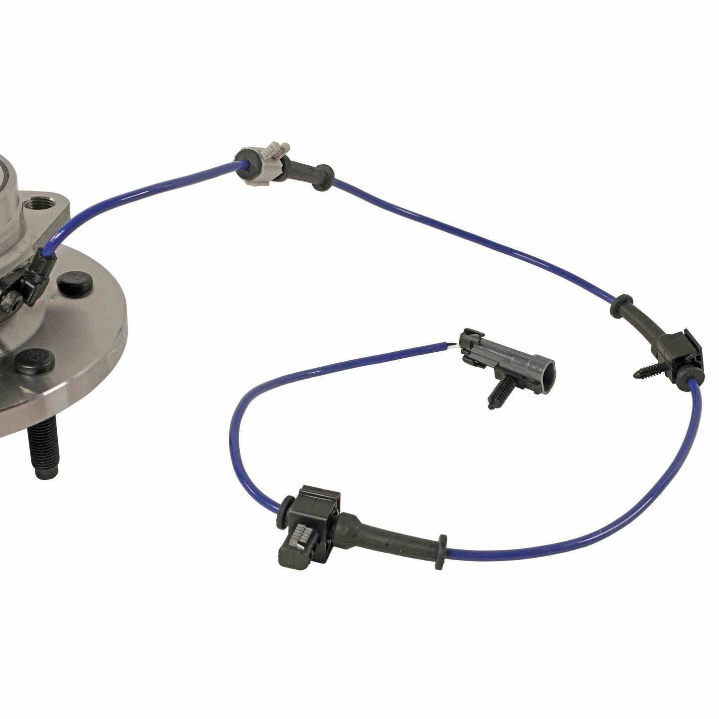 Moog Hub Assembly:Wheel Hub and Bearing, Steel, Front, Hummer