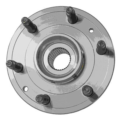 Moog Hub Assembly:Wheel Hub and Bearing,Steel,Front,Cadillac,Chevy