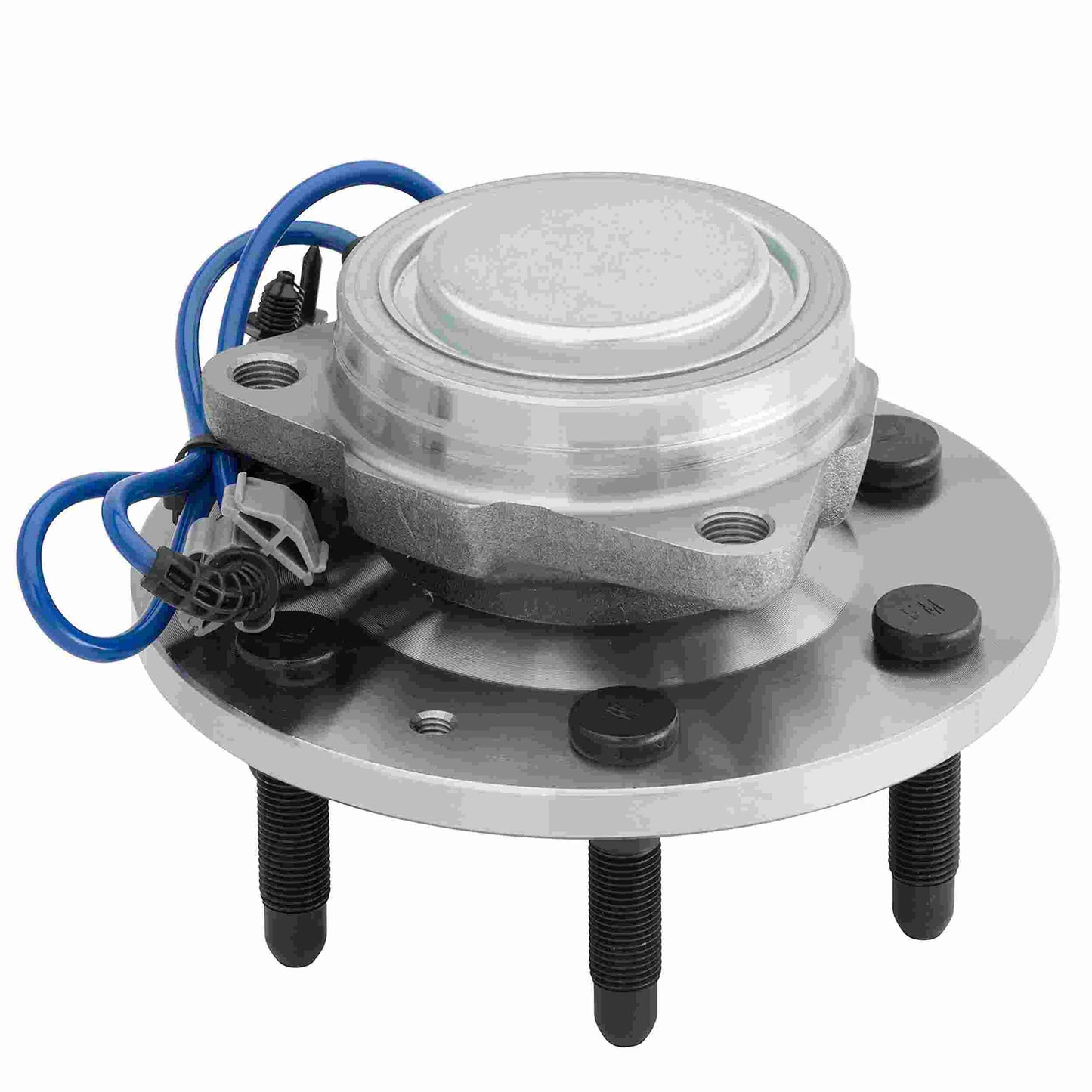Moog Hub Assembly:Wheel Hub and Bearing, Steel, Front, Cadillac