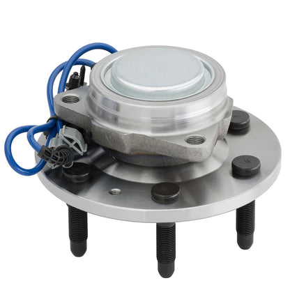 Moog Hub Assembly:Wheel Hub and Bearing, Steel, Front, Cadillac
